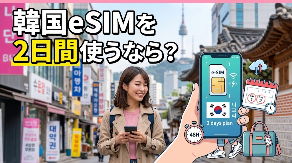 韓国eSIM2日間