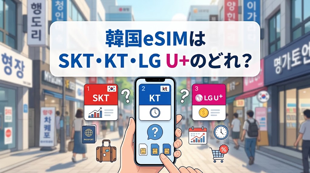 韓国eSIMキャリア
