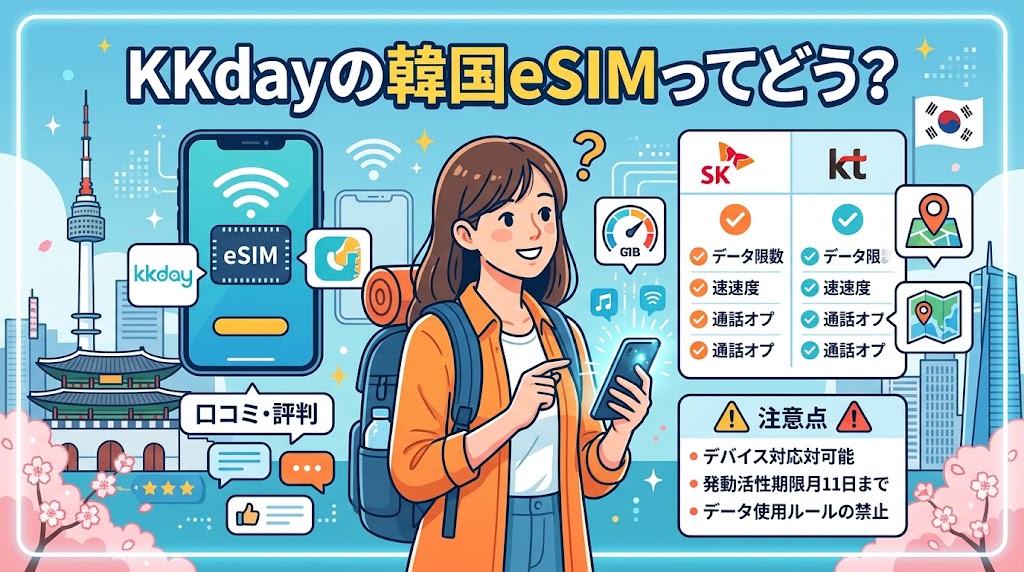 KKdayの韓国eSIM