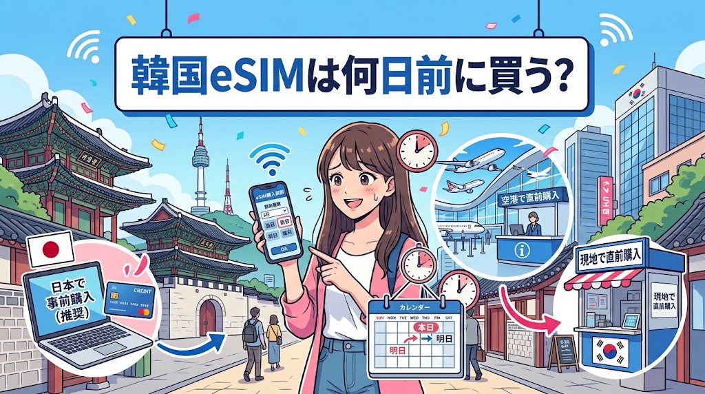 韓国eSIMいつ