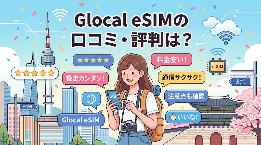 Glocal eSIMのレビュー画像